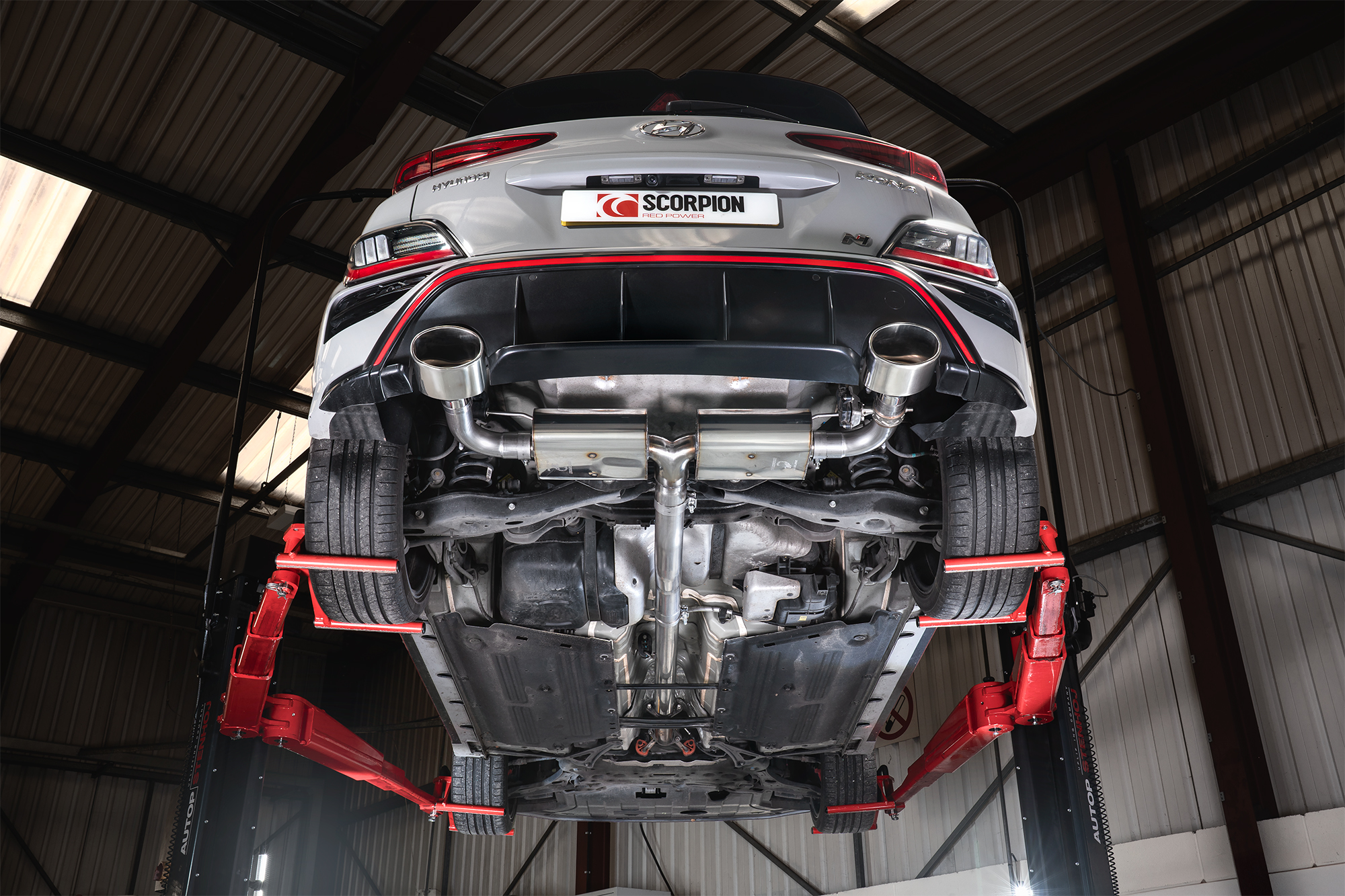 Hyundai - Kona N - Bez rezonátora gpf-back systém s klapkami – Obrázok 3
