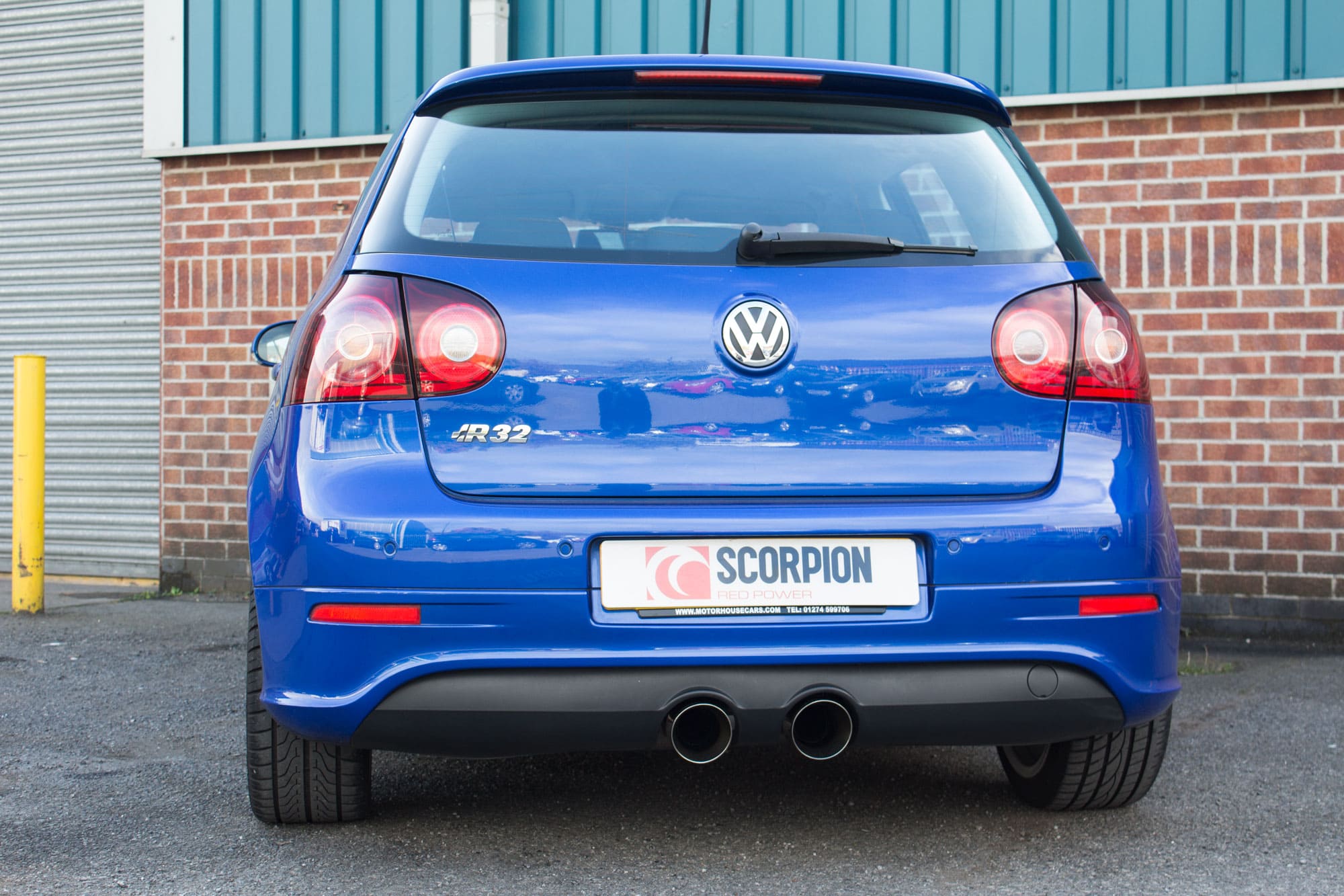 Volkswagen - Golf MK5 R32 - Bez rezonátora cat-back systém – Obrázok 3